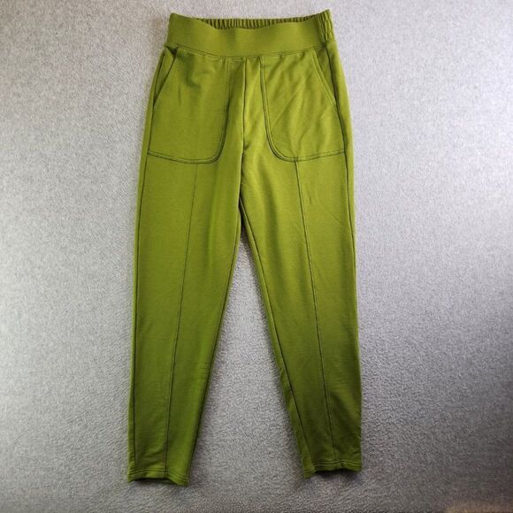 Fabletics Joggers Womens Small Green Gemma Sweatpants Loungewear Comfy Pull On - Picture 12 of 12